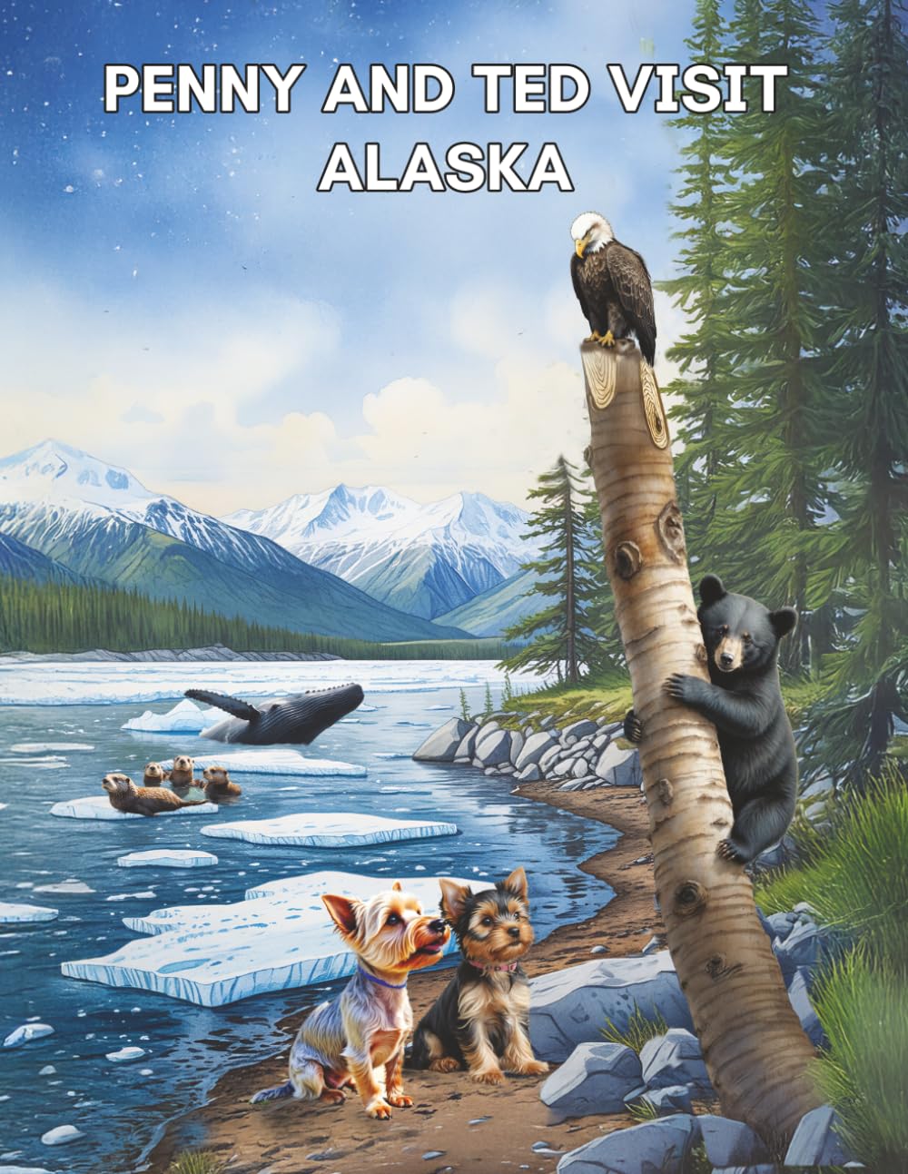 PENNY AND TED VISIT ALASKA: A fun-filled adventure that introduces children to the wonders of Canada and Alaska. (Penny Pup Adventures)