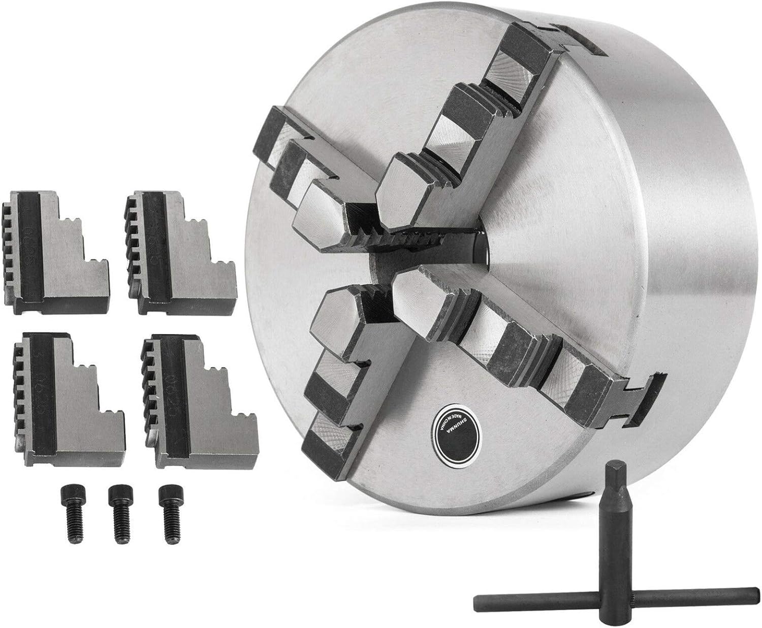 Mophorn Lathe Chuck K12160 6 Inch 4Jaw,Mini Lathe Chuck Quality Cast