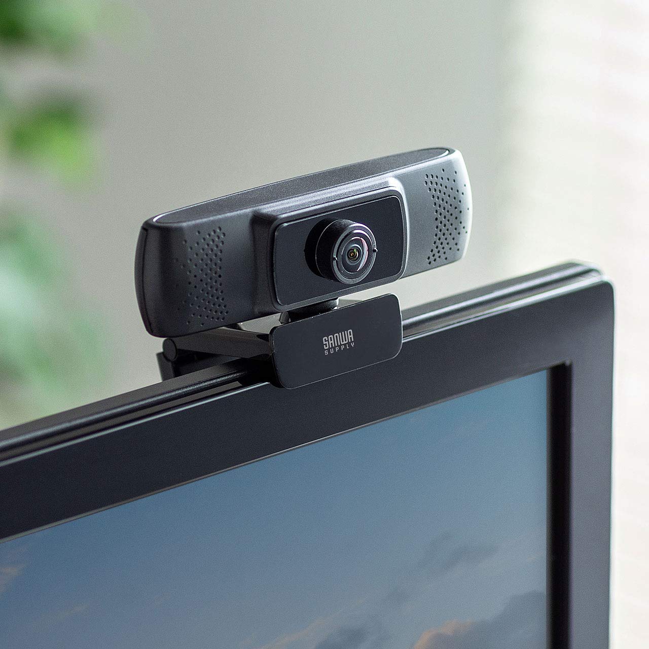 sanwasapurai Meeting For waidorenzukamera 150 ° Super Wide Angle Built-in Mic for Skype, CMS – v43bk
