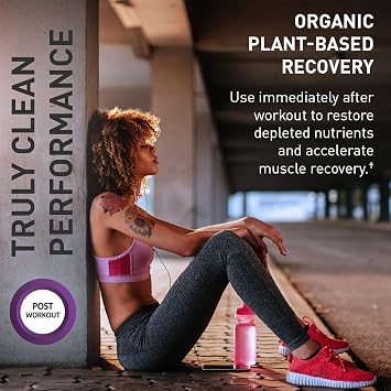 Garden of Life Organic Vegan Sport Protein Powder, Vanilla & Sport Vegan Organic Plant Based Post Workout Muscle Recovery Powder