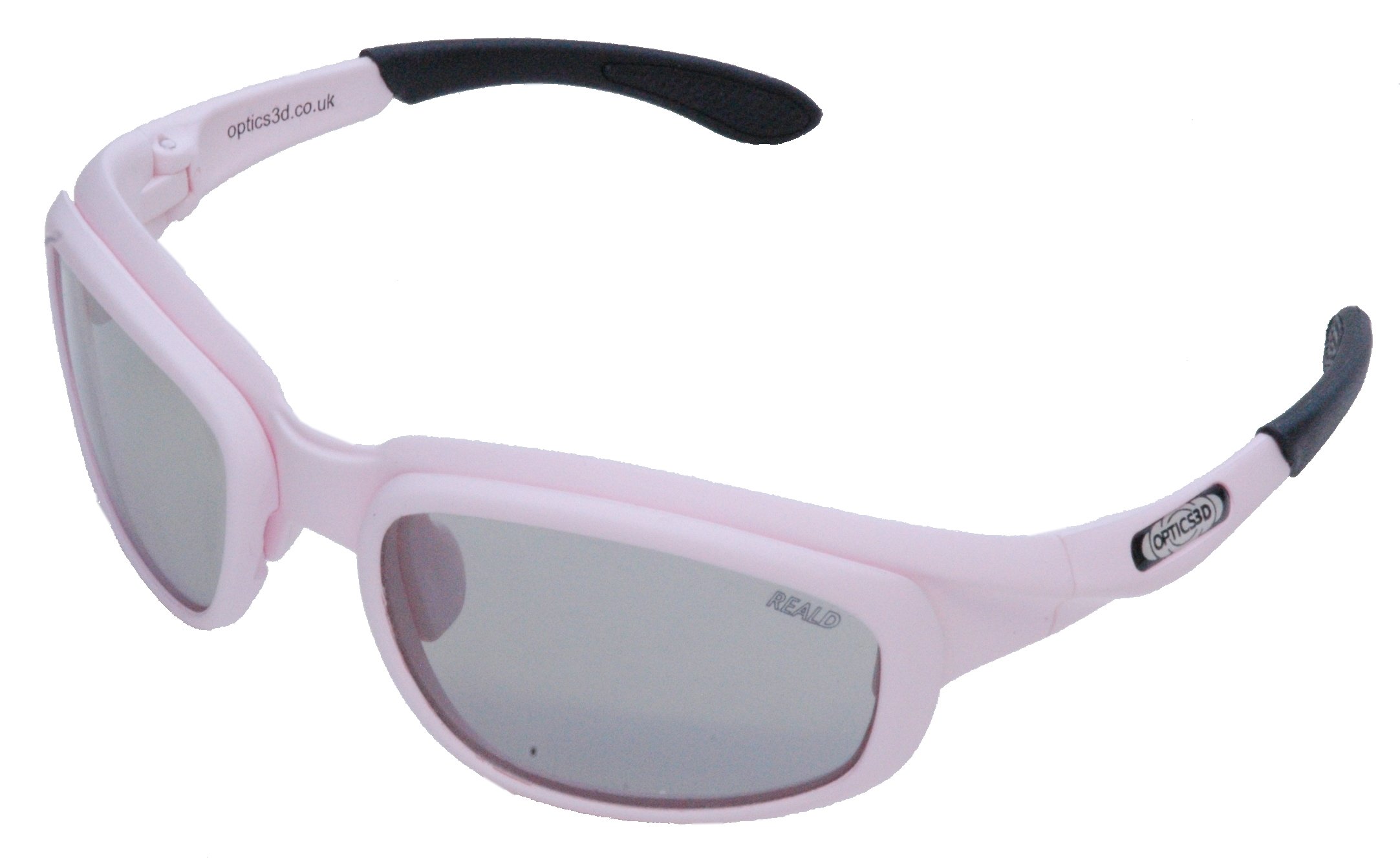 Gafas 3D RxMulti3D rosa para evitar mareos en pantallas RealD y MasterImage 2