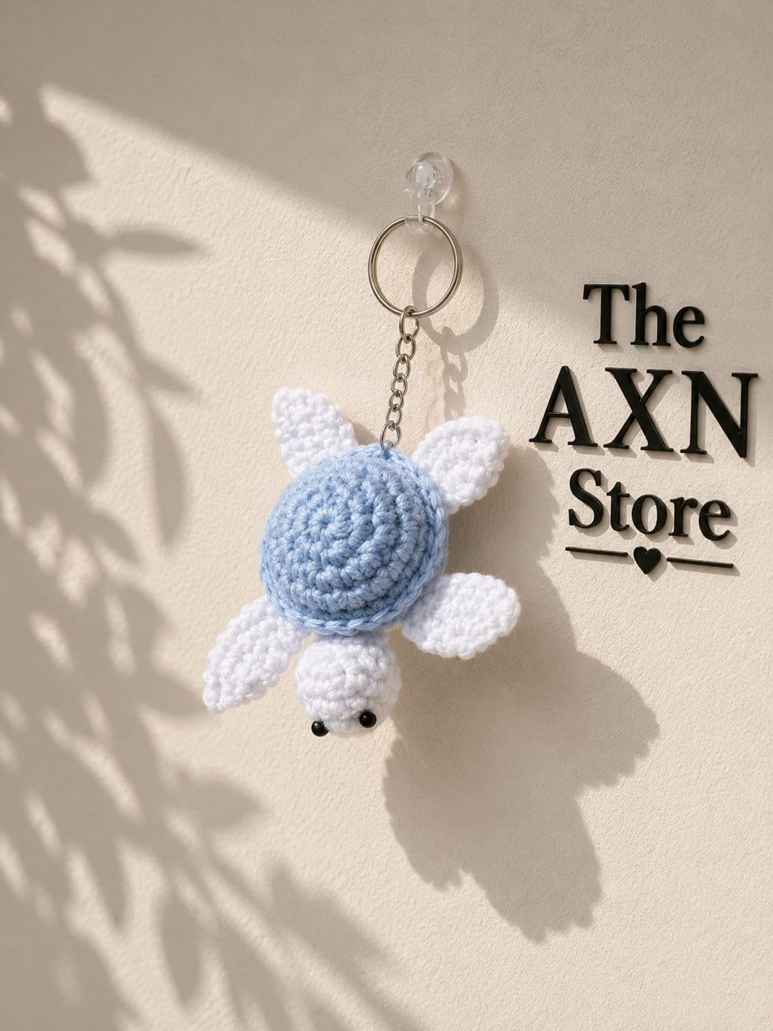 The AXN Store Handmade Crochet Turtle Keychain Crochet Animal Turtles for Keyring Charm Handbag Bag Purse Pendant Car Key Bag Personalized Gifts-image-10
