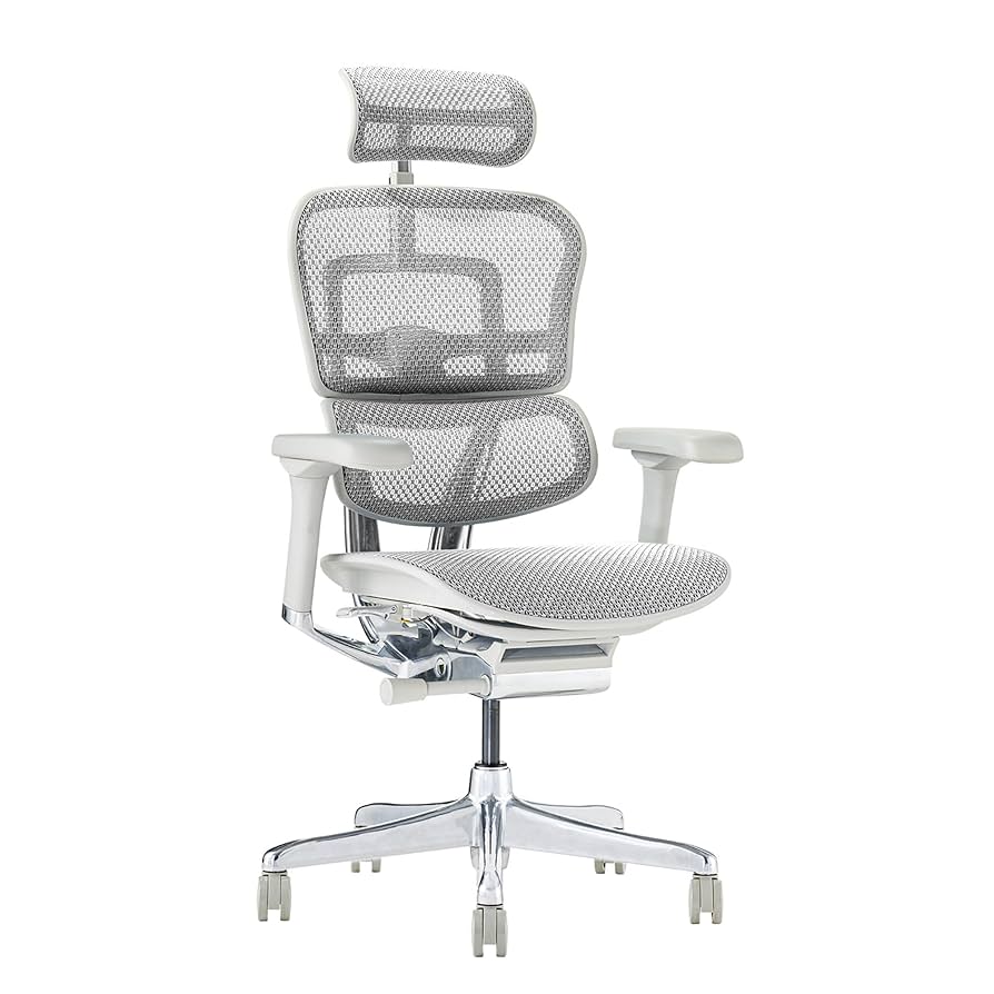 Ergohuman オフィスチェア ヘッドレスト付き 椅子 W009 Ergohuman エルゴヒューマン enjoy2 ハイタイプ ヘッドレスト