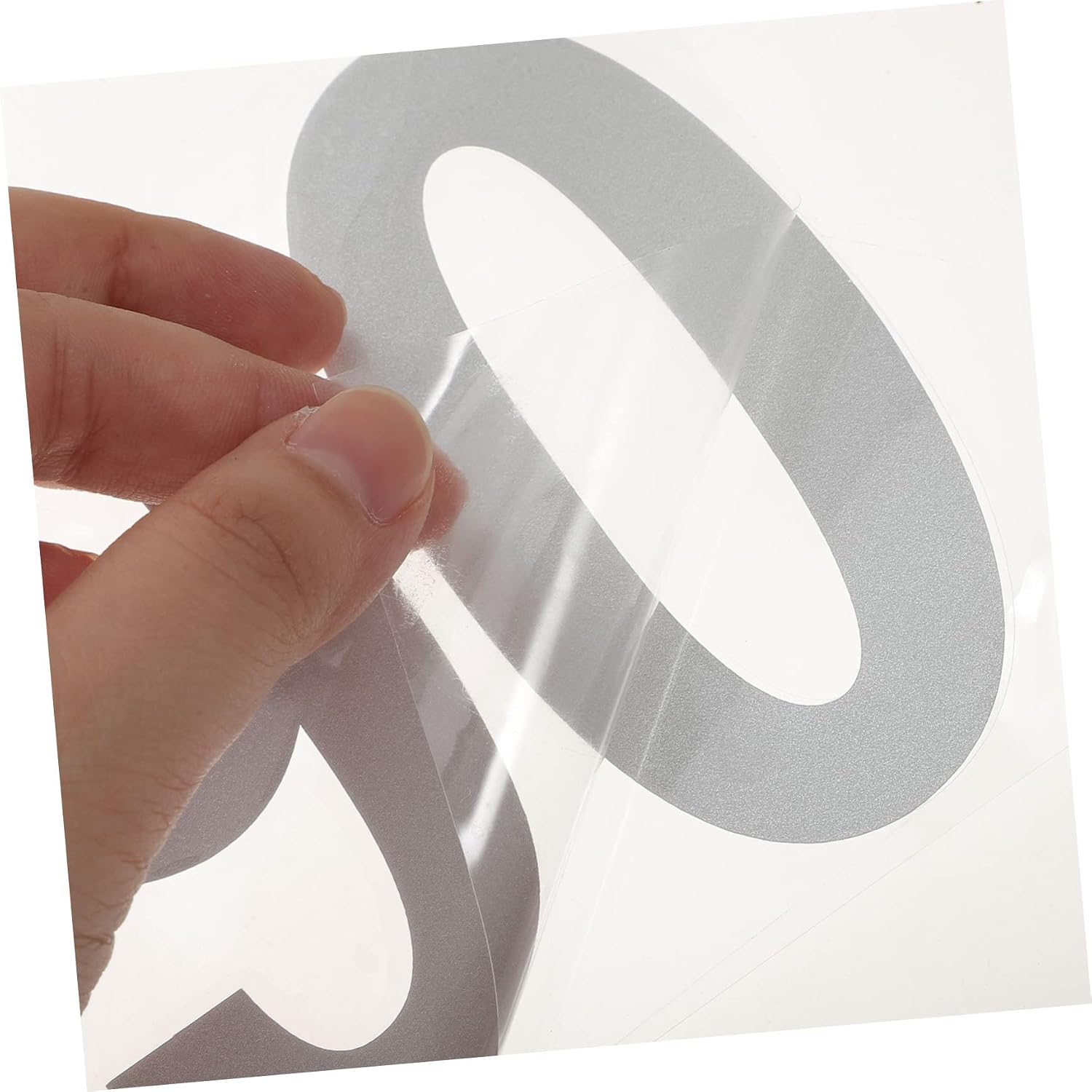 NUOBESTY 4sheets Reflective Mailbox Numbers of Self-adhesive Weatherproof Stickers for Outdoor Use Easy to Apply Decal for Mailboxes Homes and Address Signs