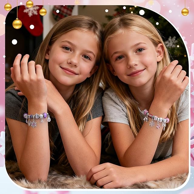Foto 6 de 8 de Calendario de Navidad Joyas Artesanía Niñas Pulseras-A