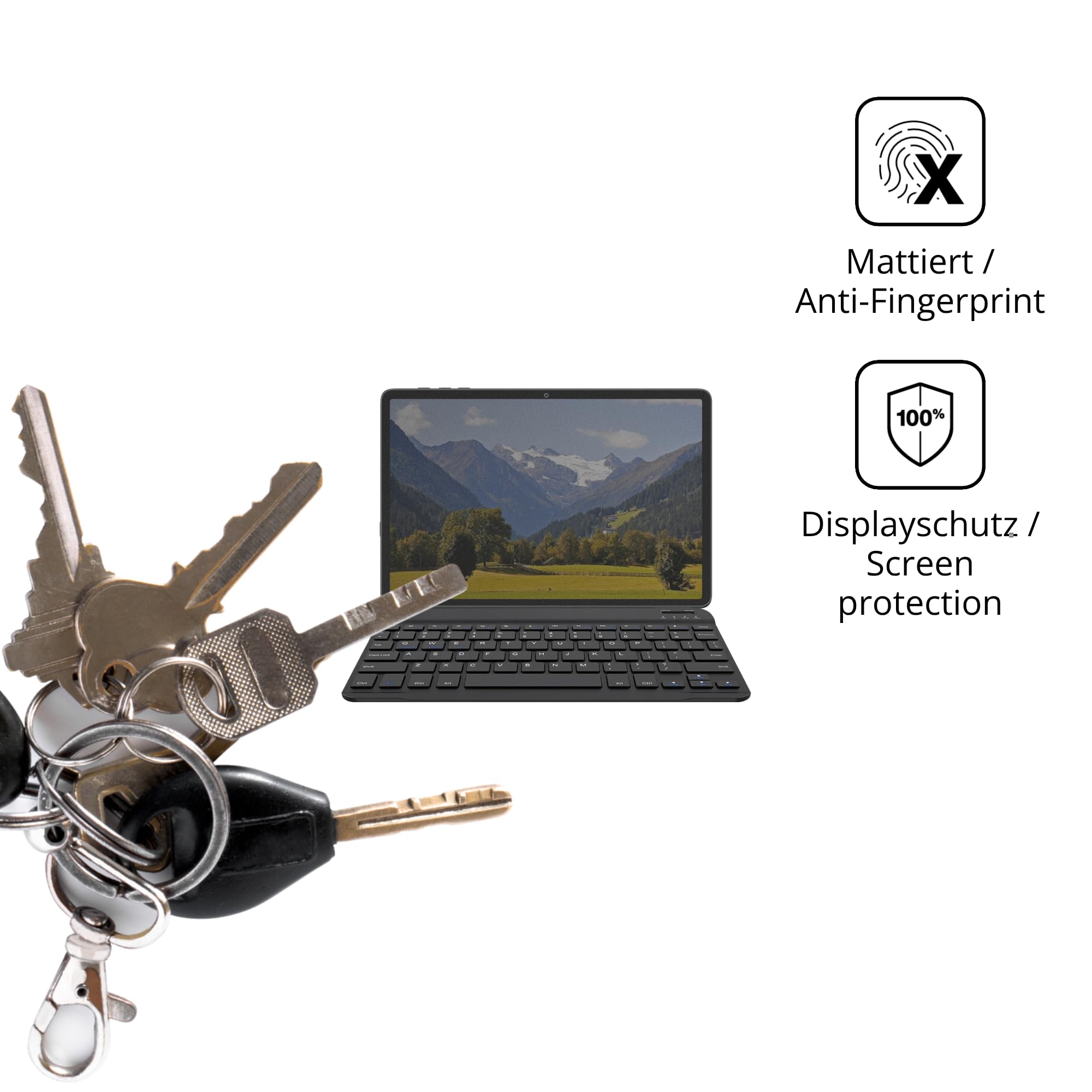 dipos Protector de Pantalla Antiespía para TABWEE T20 | Película protectora mate, filtro de privacidad 4 vías, ajuste perfecto, antiarañazos, sin burbujas, autoadhesivo