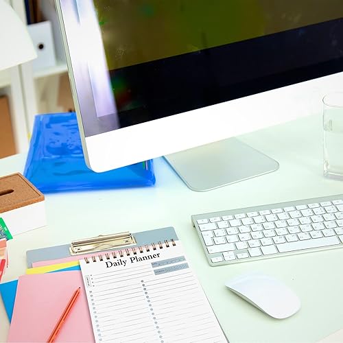 Miniatura 5 de Hotop 6 blocs de notas de lista de tareas, planificador diario para hacer diariamente, bloc de notas, planificador de lista diaria para aula,