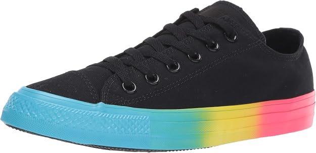 Converse Ox Rainbow Ice - Zapatillas unisex con cordones, Negro, 8.5 :  Ropa, Zapatos y Joyería - Amazon.com