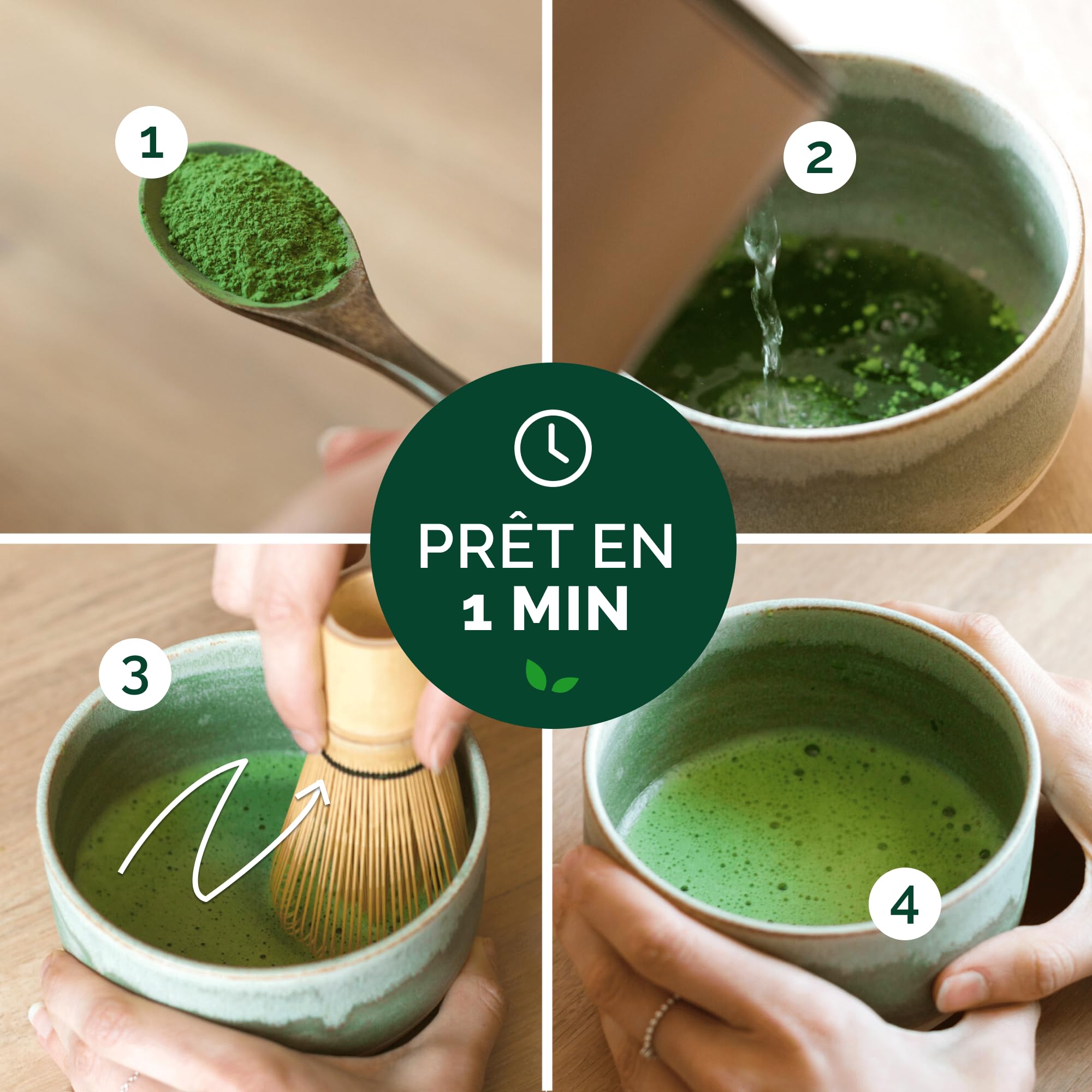 Anatae Marque française - Thé Matcha prestige yuzu bio - Amertume discrète - Poudre de thé vert matcha 100% BIO qualité premium - Récolté à la main à Nishio, Japon (30g)