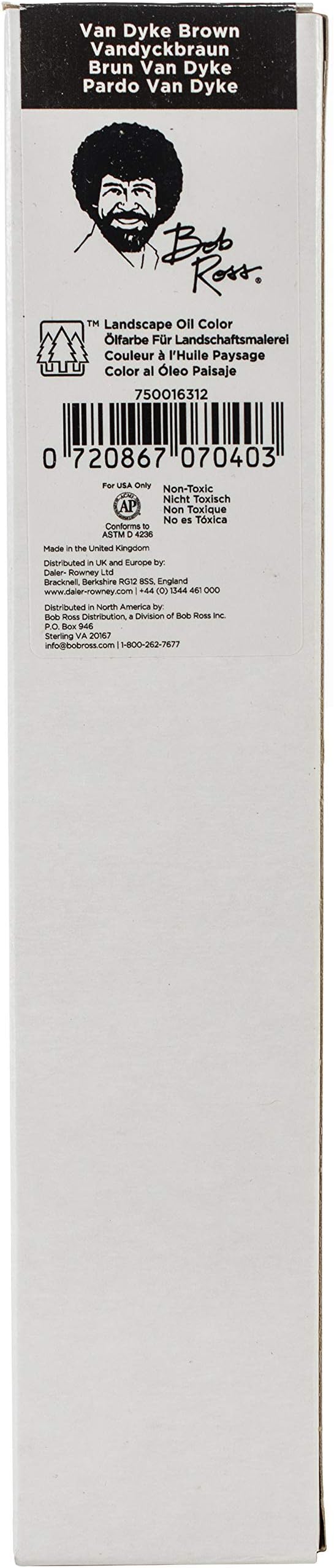 BobRoss 200ml Oil Paint (Van Dyke Brown)
