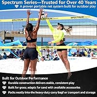 Vista 5 de Park & Sun Sports Spectrum Classic: Sistema de red de voleibol profesional ajustable para exteriores