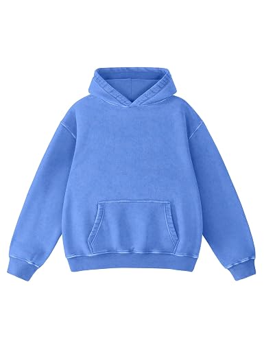 Hatant Oversized Hoodie Sweatshirts for Women Couples Heavyweight Hoodies Pullover Vintage Acid Wash Sweaters Pullover 2025