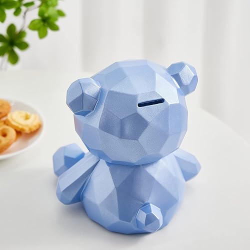 Miniatura 4 de Hucha de dibujos animados 3D de 7.1 pulgadas, pintura fluida para salpicaduras, oso de grafiti, gran capacidad, almacenable, adornos para parejas,