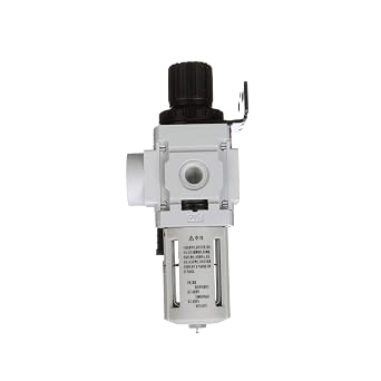 PneumaticPlus PPP2-N02BG Air Filter Regulator Combo 1/4 NPT, 5 Micron