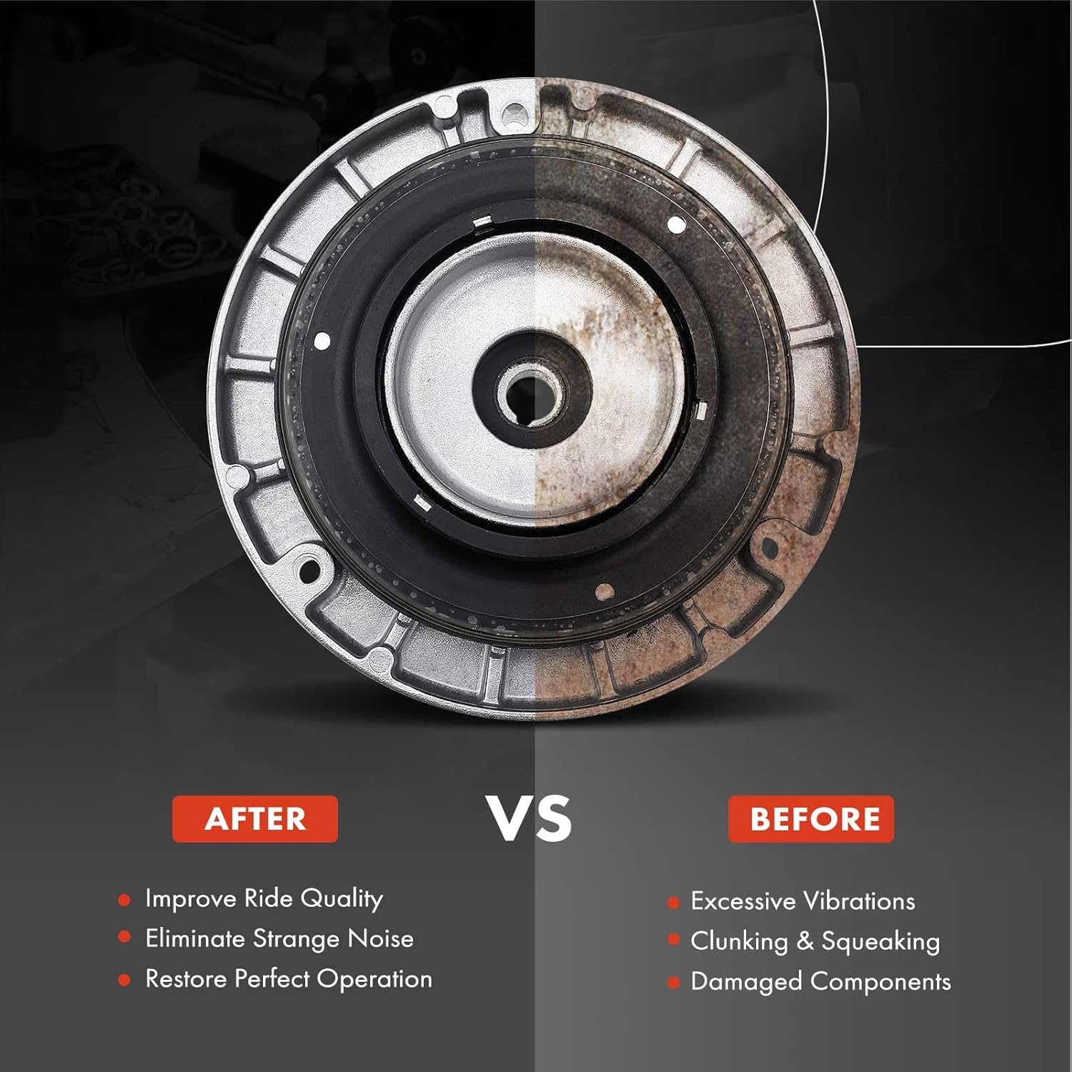 A-Premium Front Driver or Passenger Suspension Strut Mount Compatible with BMW X3 2011-2017 X4 2015-2018 L4 2.0L L6 2.5L 3.0L