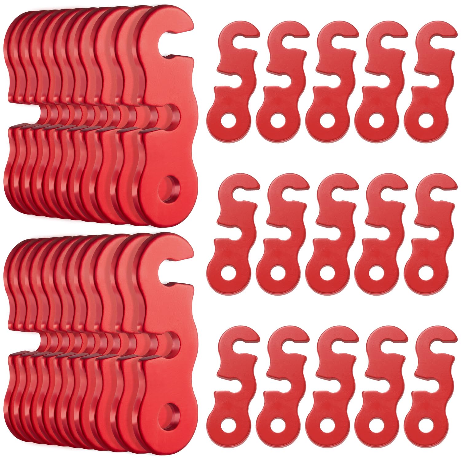Satinior Aluminum Paracord Tent Guyline Tensioners Adjuster
