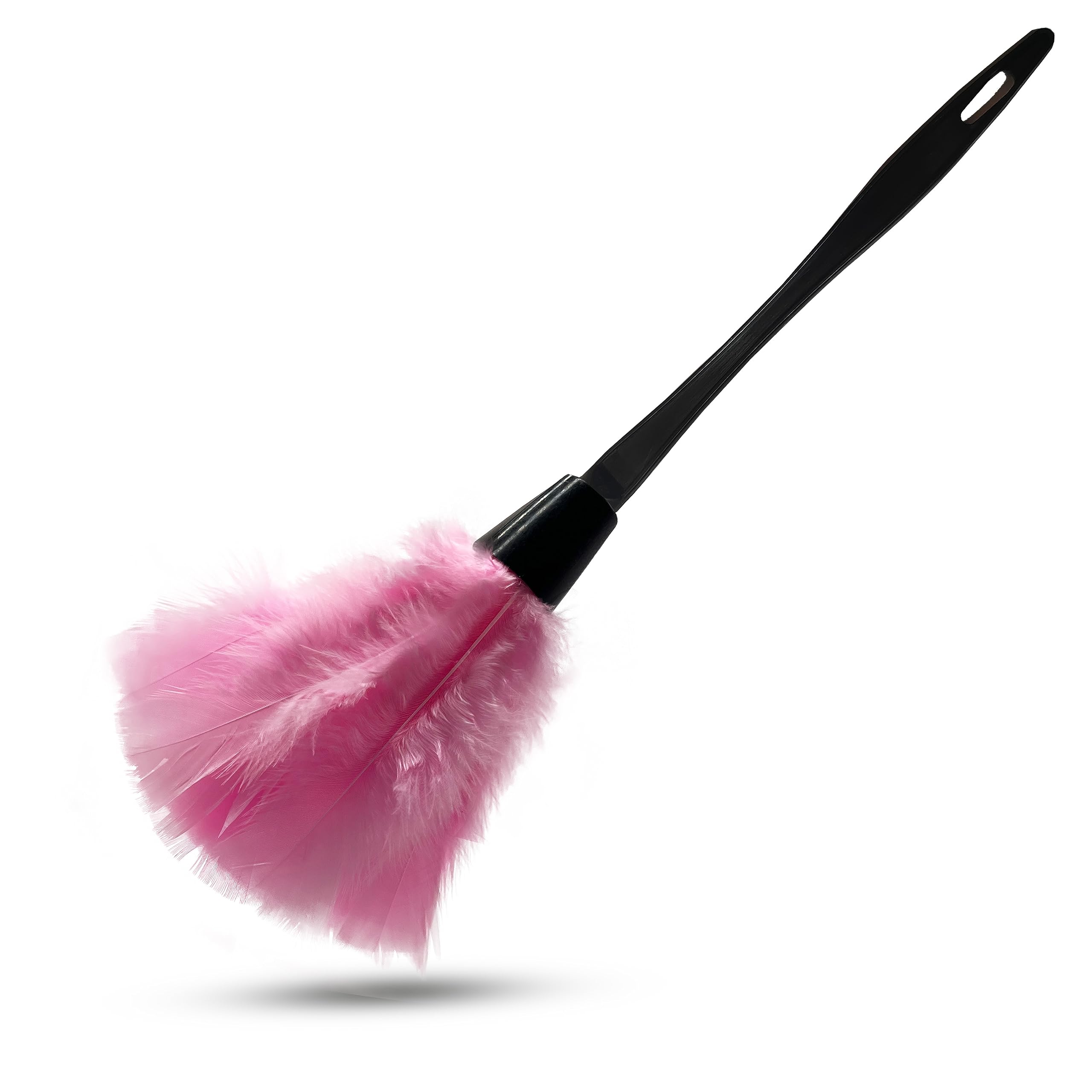 Feather Dusters-Turkey Feather Duster 14inches?Pink?