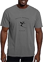 Vista 1 de CafePress Valle Nevado Chile Ski T Shirt Mens Comfort Colors Shirt