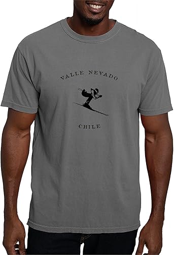 CafePress Valle Nevado Chile Ski T Shirt Mens Comfort Colors Shirt
