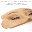 Guriya Makeup Learning Kit Head Dummy Eye and Lip Practicing Microblading Board for Artists gallery image