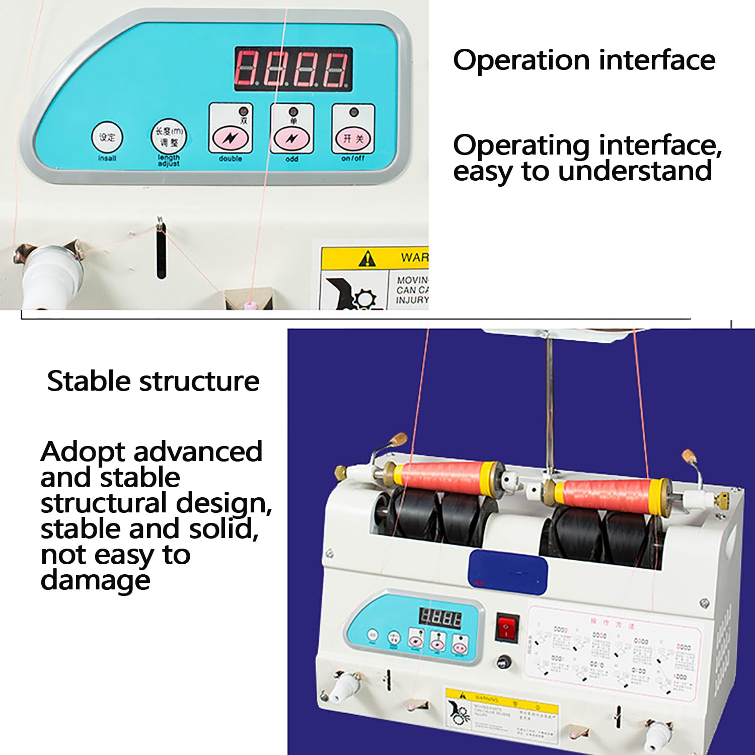 Máquina de enrutamiento automática de enrutamiento de enrutamiento de máquina de Coser, Separador de computadora automático, configuración Ajustable, fácil de operar