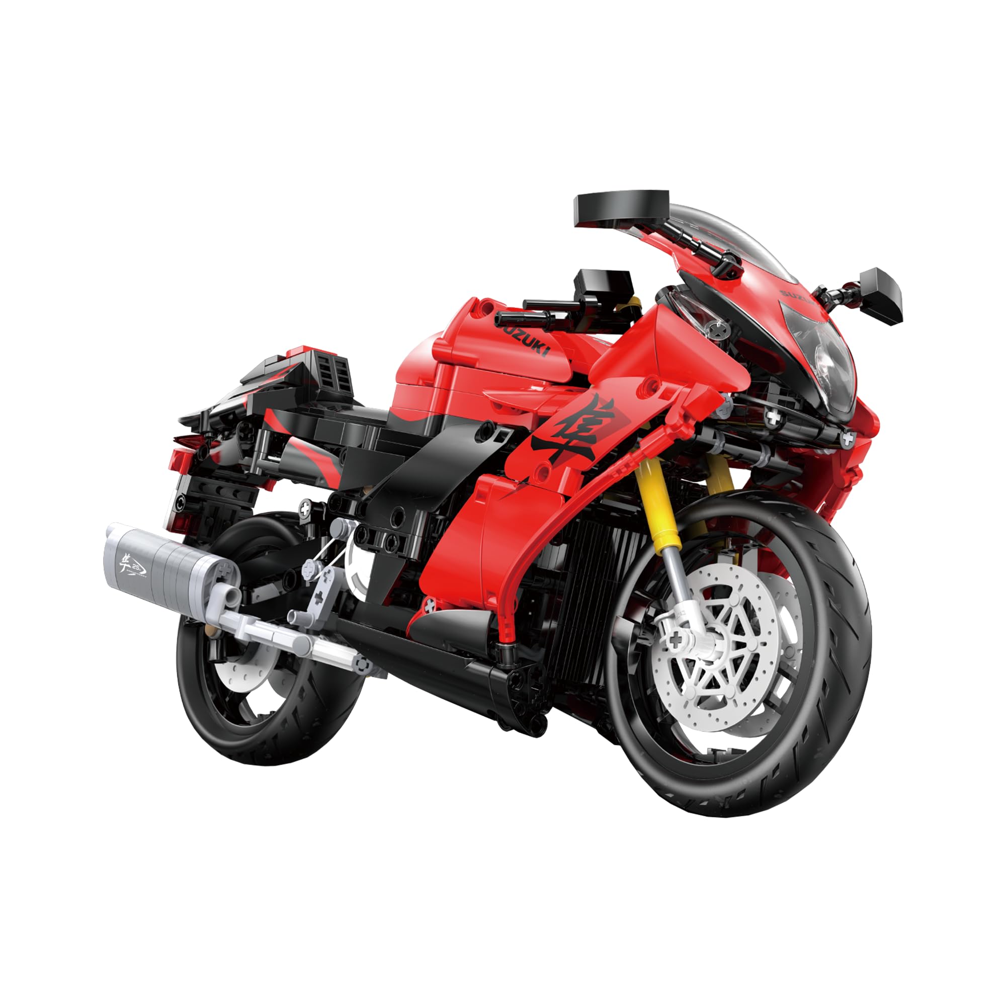 CADA - Suzuki Hayabusa - 1043 Pièces - Moto à l'échelle 1:6 - (DeQuBe 927DE64051)