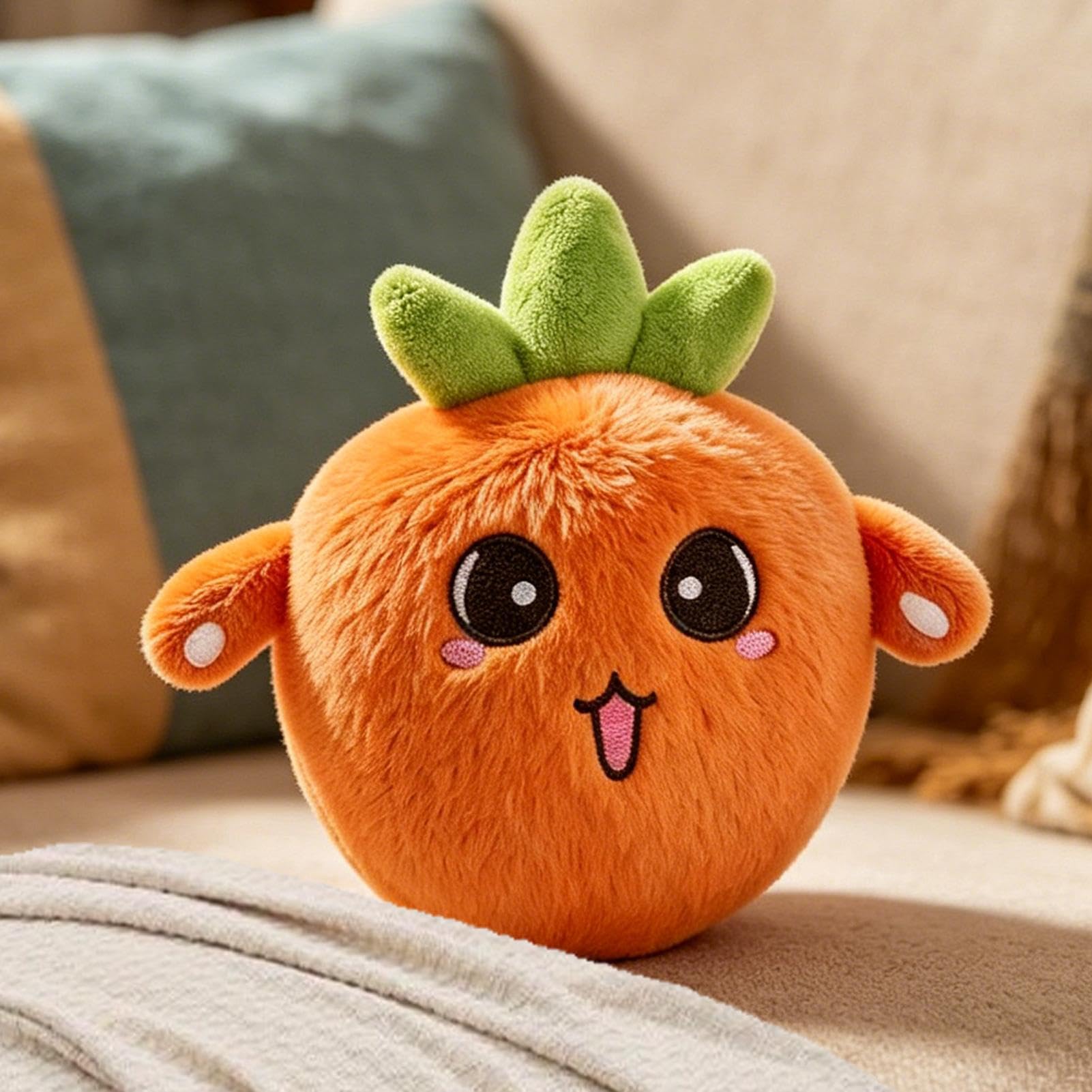 Générique Sensoriels Musicaux – Interactive Aux Fruits Et Amusante, Cadeaux De Fête Éducatifs, Musique Magique, Jouet en Peluche pour, Filles, Garçons, Chambre d'enfant, Maison, École, Fer