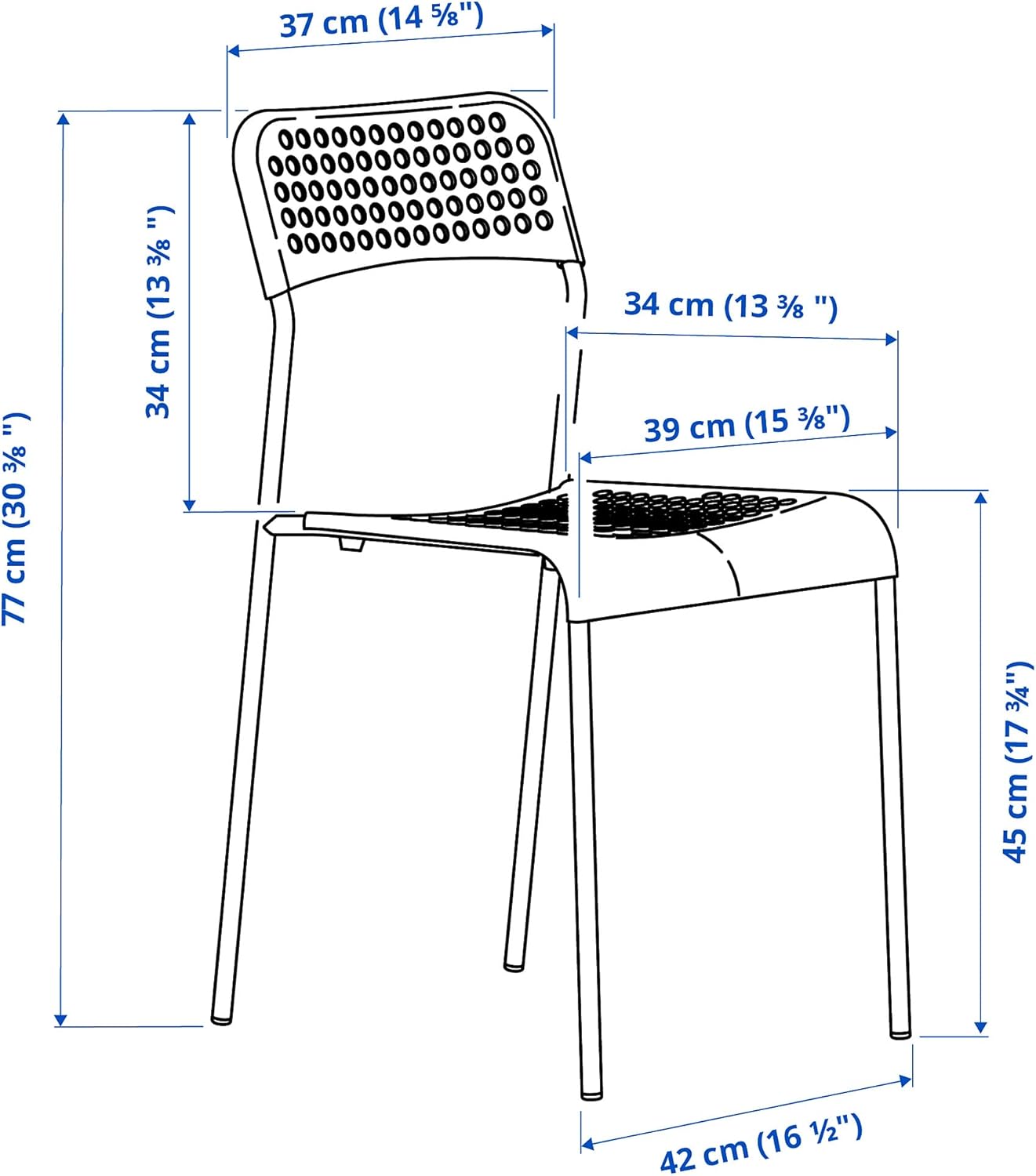 SANDSBERG Chair, red-brown