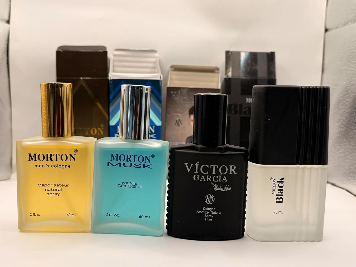 Perfume Morton clásicos para caballero set de 4