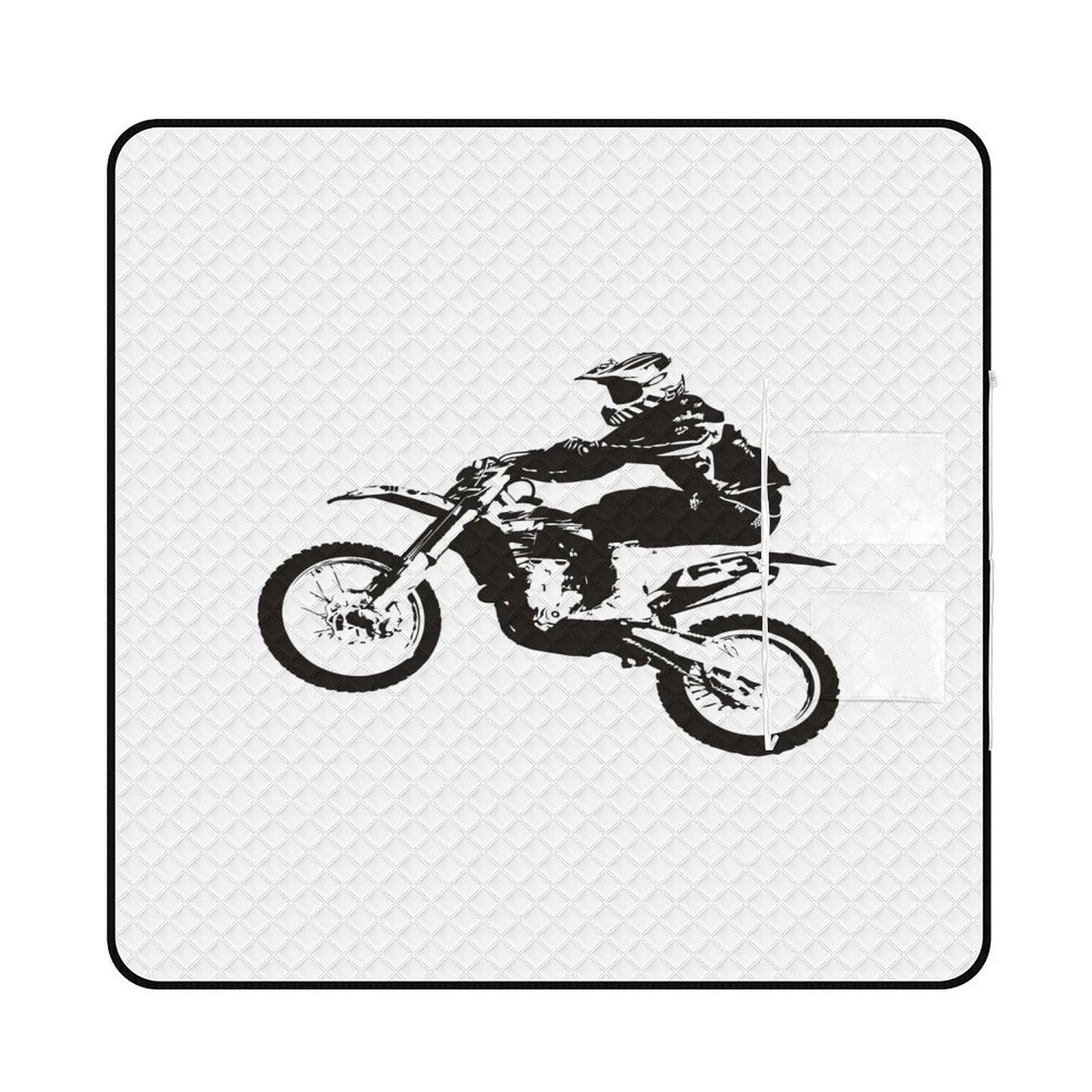 Tapis de pique-nique avec fermeture éclair 200x200 pour vos sorties motocross en camping