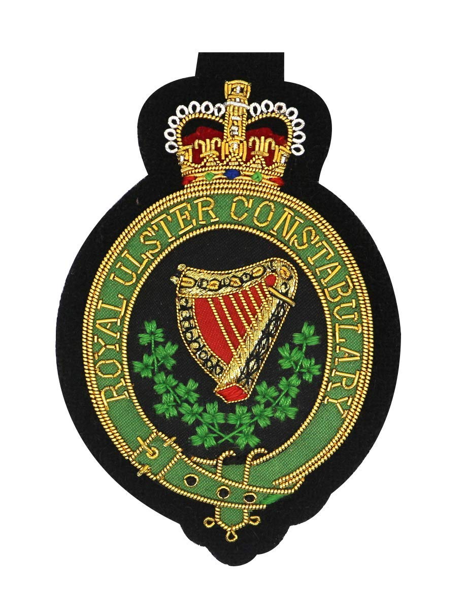Family Crests Royal Ulster Constabulary RUC Embroidered Blazer Badge