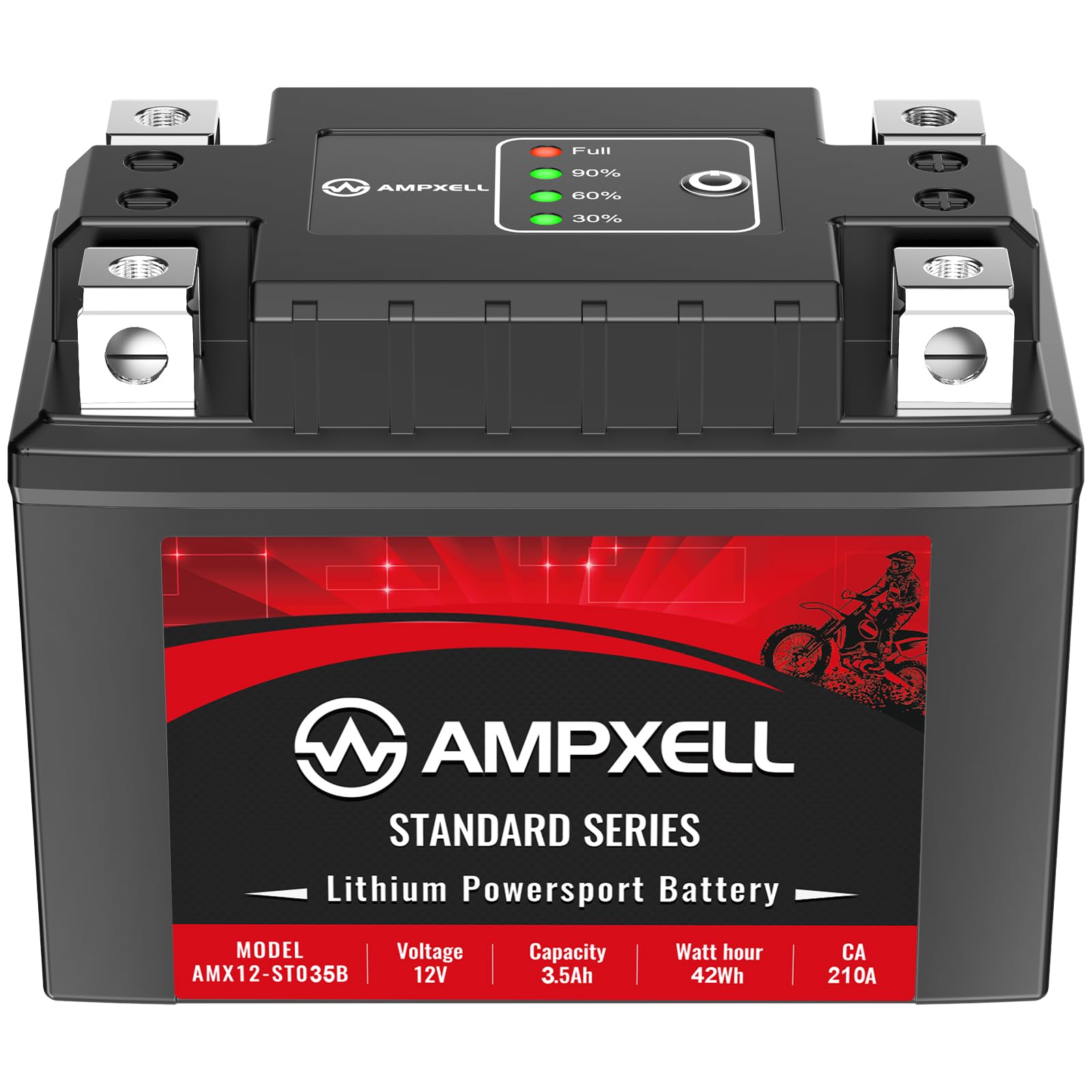 Lithium Motorcycle Battery YTX5L-BS 12V 210A 3.5Ah Replacement YTZ7S-BS Powersport Battery, Motorcycle, ATV, UTV, Scooter, 4 Wheeler and Generator etc.
