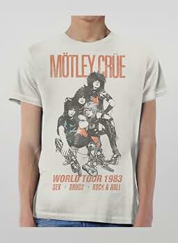 1980年代Mötley Crüe スカルデザイン Tシャツ 34-36 Amazon | Motley Crue Unisex Tee: World Tour Vintage - X-Large