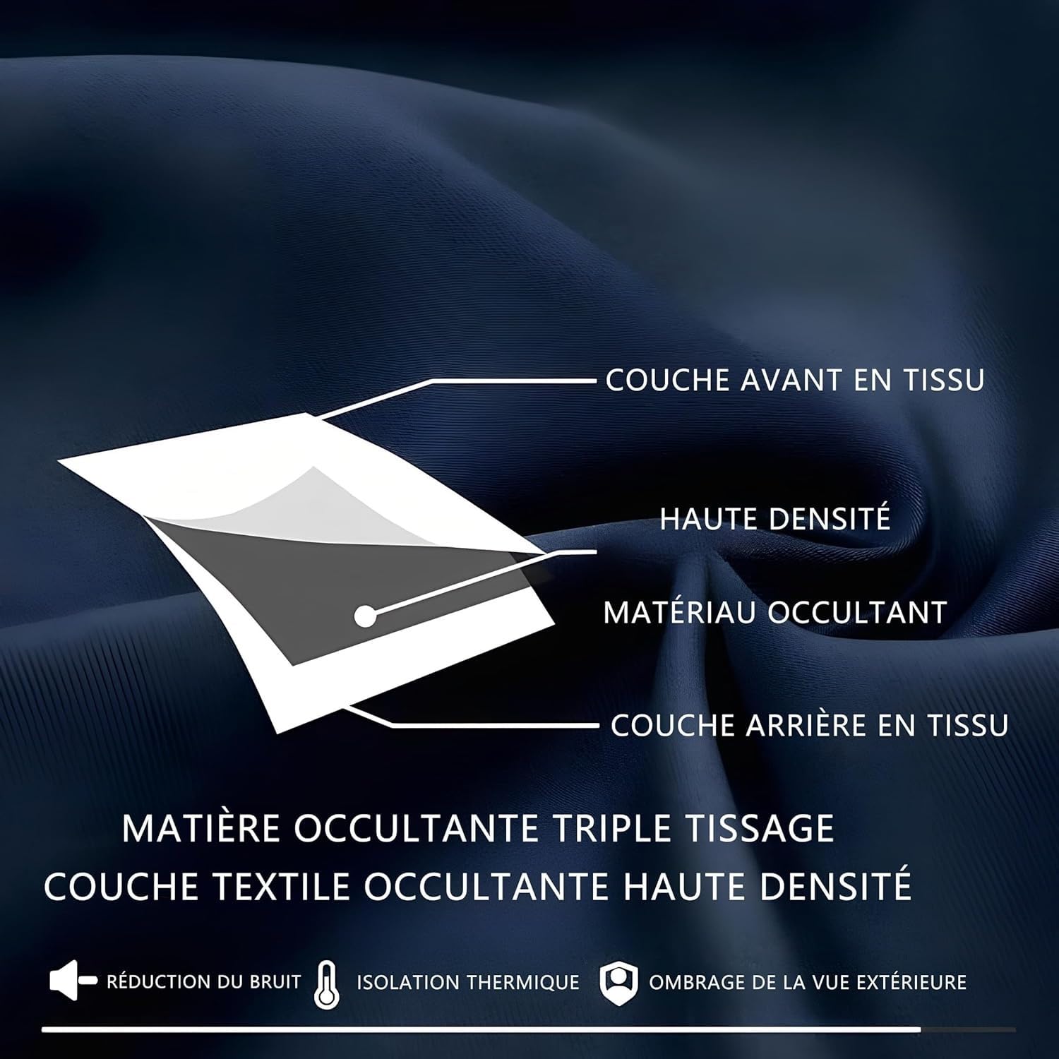 beige Rideau Occultant feuilles vertes tropicales Rideau Thermique Isolant Lot de 2 Pièces (2x140x225cm), 3D Rideau Fenetre pour Chambre Fille Enfant Garcon Rideau Separation de Piece con Oeillets,