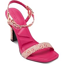 KARL LAGERFELD Women's Cybil Evening Ankle Strap Dress Heel Heeled Sandal