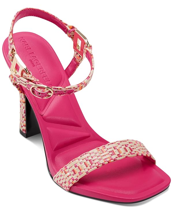 KARL LAGERFELD Paris Women's Shoes Dress Sandal, Teaberry, 10 by KARL LAGERFELD - Used condition - US$32.43