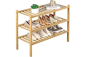 3-Tier Bamboo Shoe Organizer