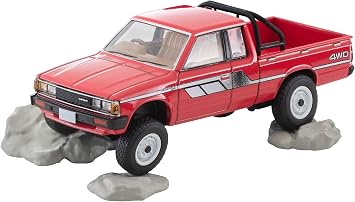 TOMYTEC 332848 Tomica Limited Vintage Neo 1/64 LV-N320b Datsun Truck 4WD King Cab AD Red Finished Product