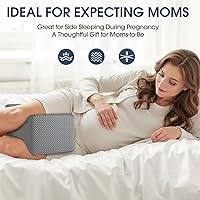 Vista 7 de BlissTrends Almohada de rodilla de espuma viscoelástica, almohada de rodilla para dormir de lado, almohadas de piernas para dormir circulación