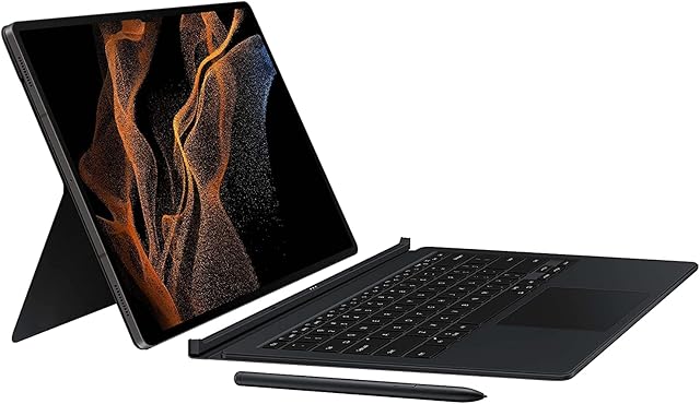 Tab S8 Ultra Advanced Book Cover Keyboard Black