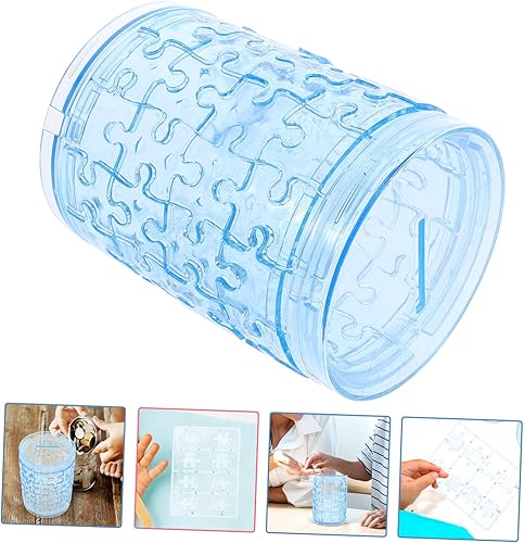 Miniatura 6 de BRIGHTFUFU Alcancía para niños Contenedores de plástico Alcancía para adultos Accesorios para el hogar Tarro de cambio transparente Hucha dinero