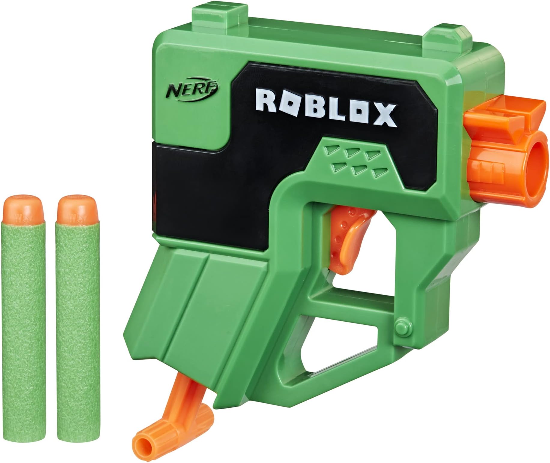 Roblox Phantom Forces: Boxy Buster Dart Blaster, Pull Down Priming Handle, 2 Elite Darts, Code to Unlock in Game Virtual Item, Green