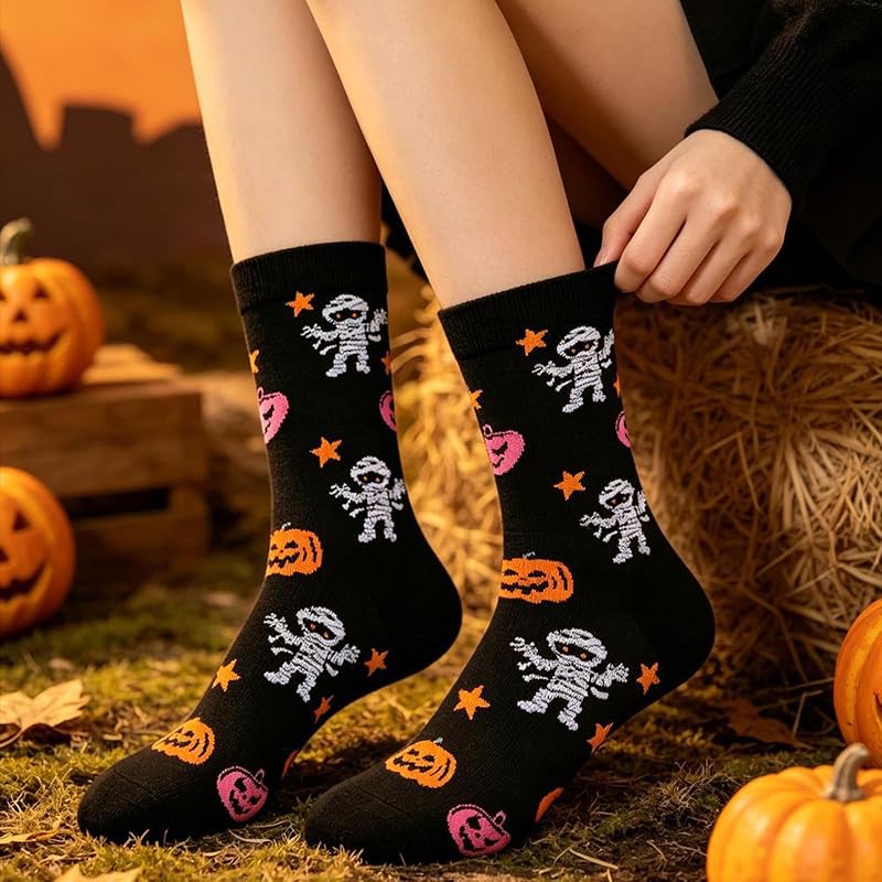 Women’s Girls Novelty Funny Crew Socks Novelty – product photo 2 of 5