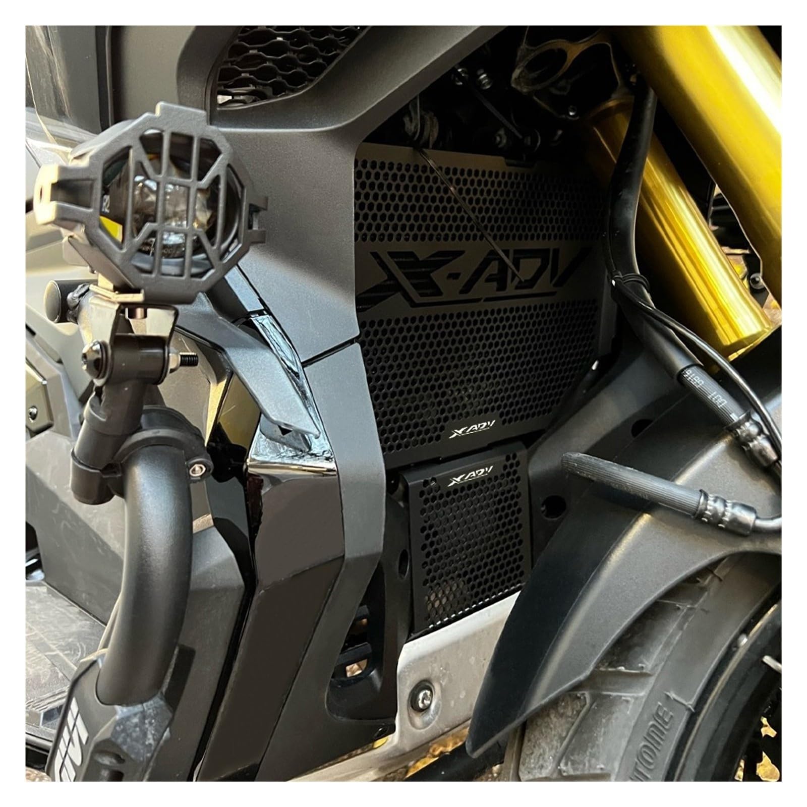 Dla Honda XADV 750 2017-2025 Osłona Chłodnicy Motocykla
