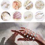 1500 Pcs Half Round Pearls Pearl Beads Flat Beads for Crafts 2/3/4/5/6mm Mixed Size Flat Back Imitation Pearls Craft Beads Luster Shiny Half Round Pearl Decorations Imitation Pearls Bead Half Round Flatback Pearl Rhinestones Beads for Nail Art DIY Cr