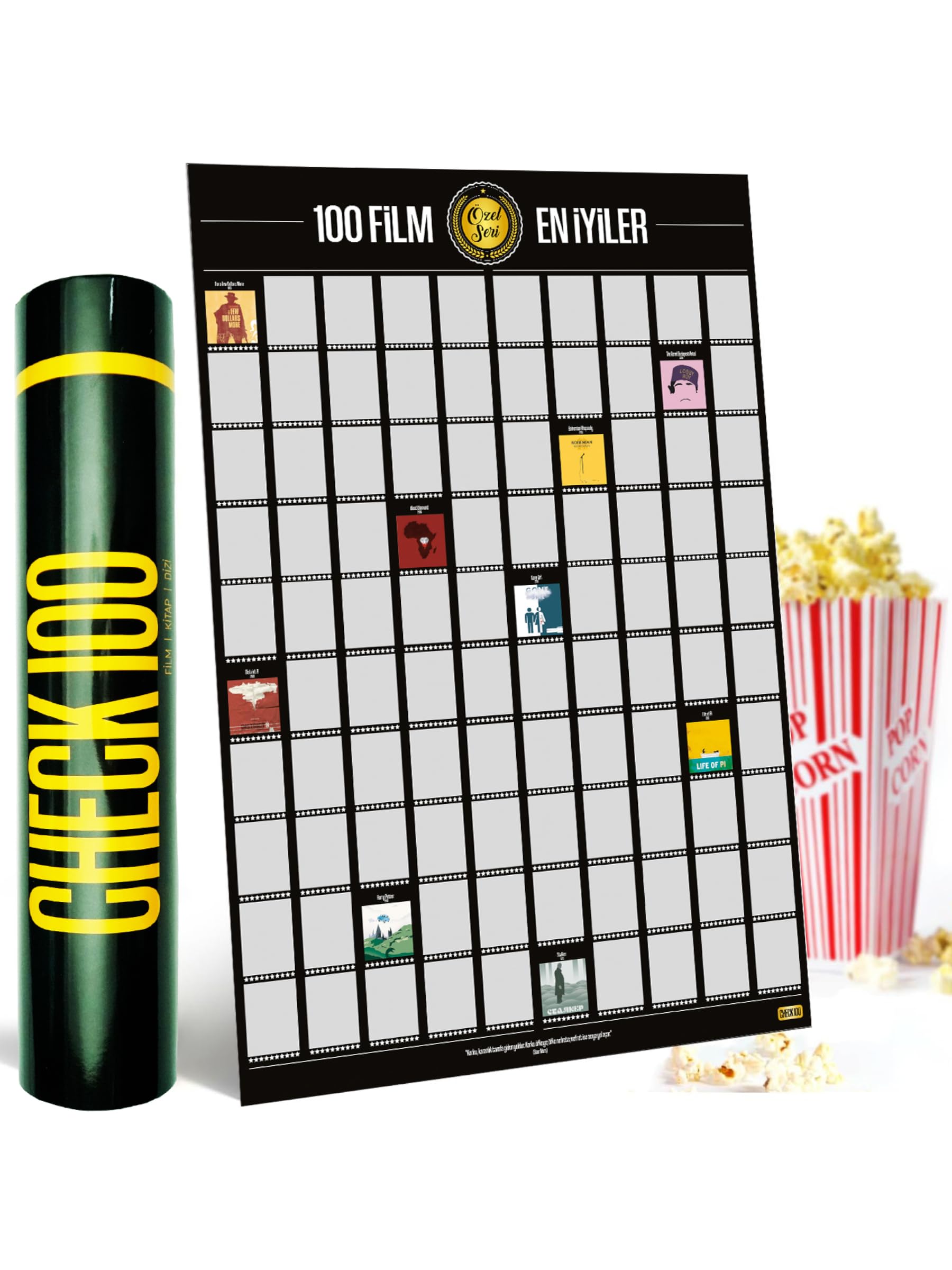 Check100 Özel Seri Kazıkazan 100 FİLM Posteri