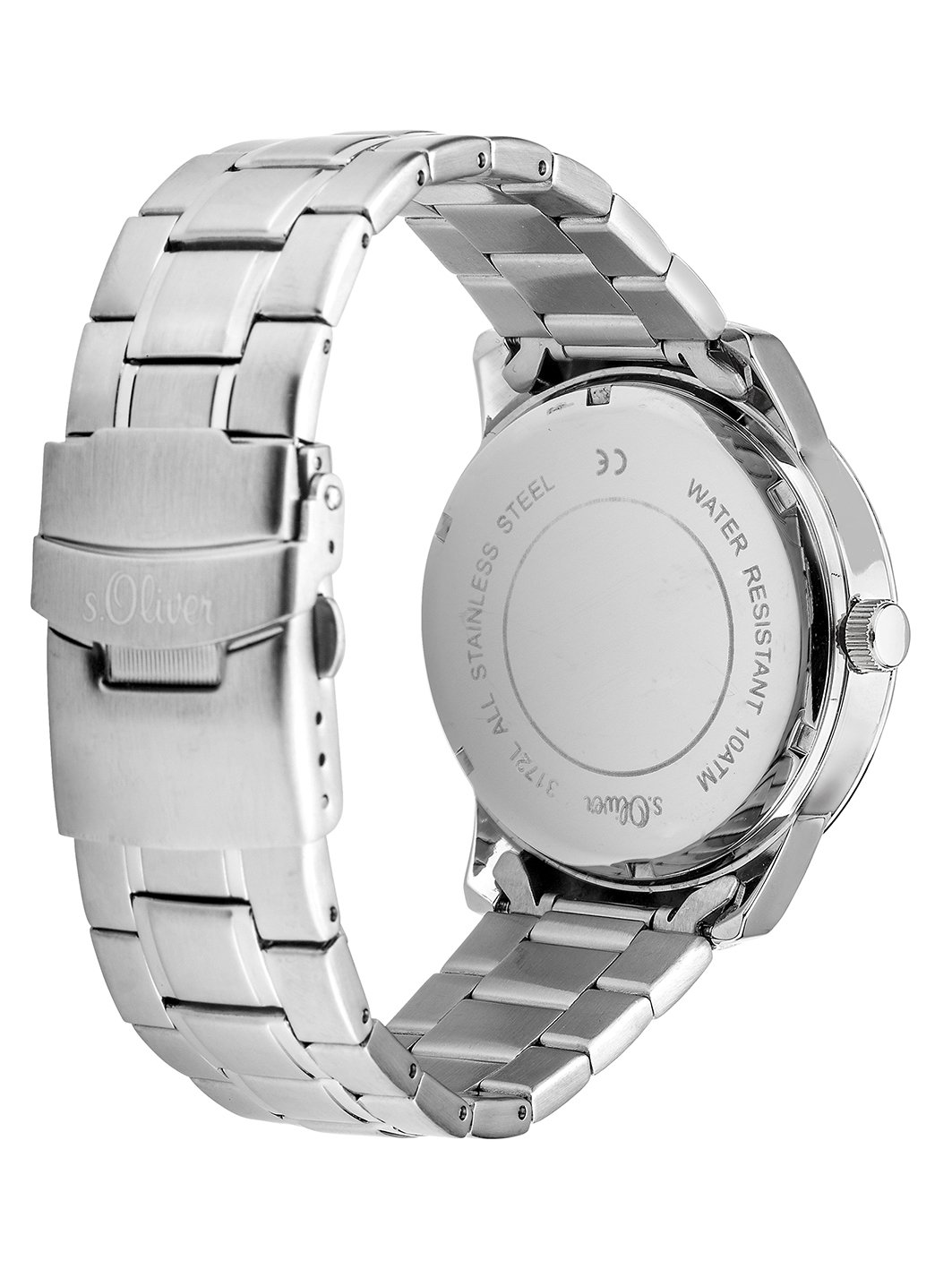 s.Oliver Herren-Armbanduhr Analog Quarz Edelstahl SO-3223-MM