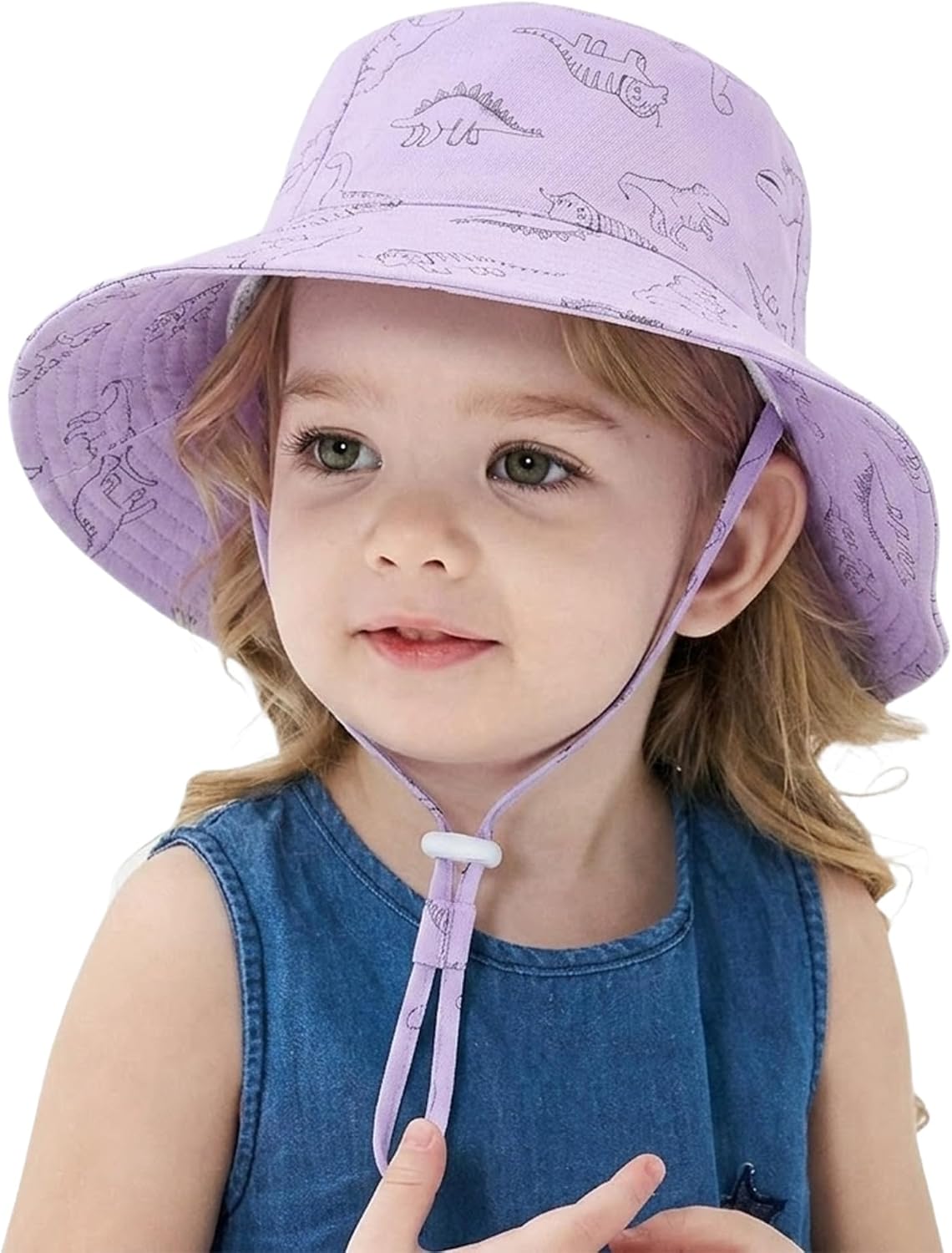 Baby Sun Hat Toddler Bucket Hats Summer Sun Protective Kids Beach Hats Wide Brim Outdoor Camping Hat for Boys Girls