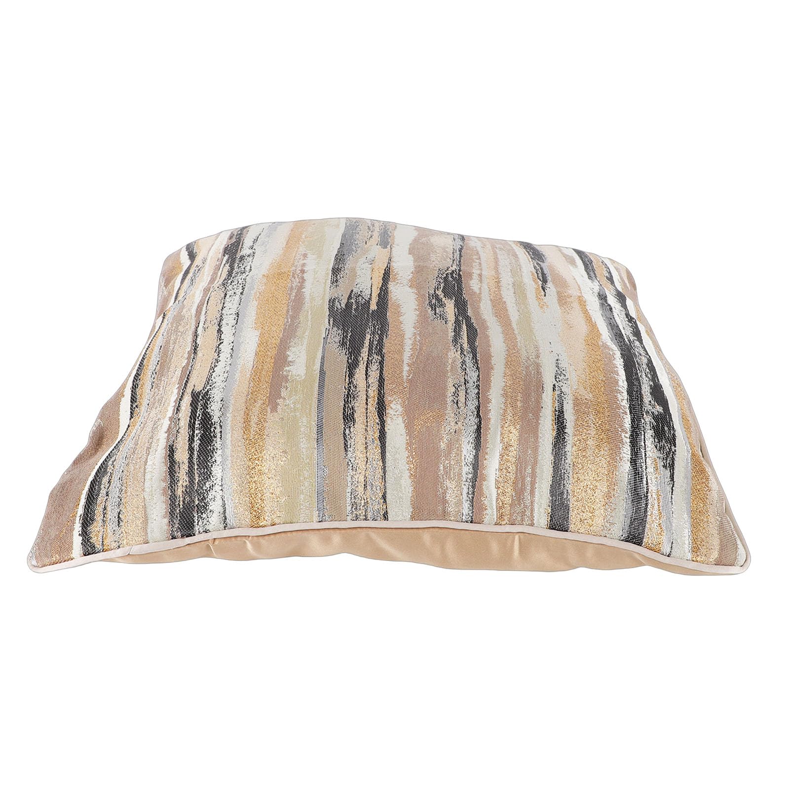 10 Federe per Cuscini, Federe Decorative, in Tessuto di Poliestere con Design Moderno in Stile Rustico in Oro, Ideali per Divano, Sedia, Letto e Decorazioni per la Casa (50,8x50,8 cm/20x20