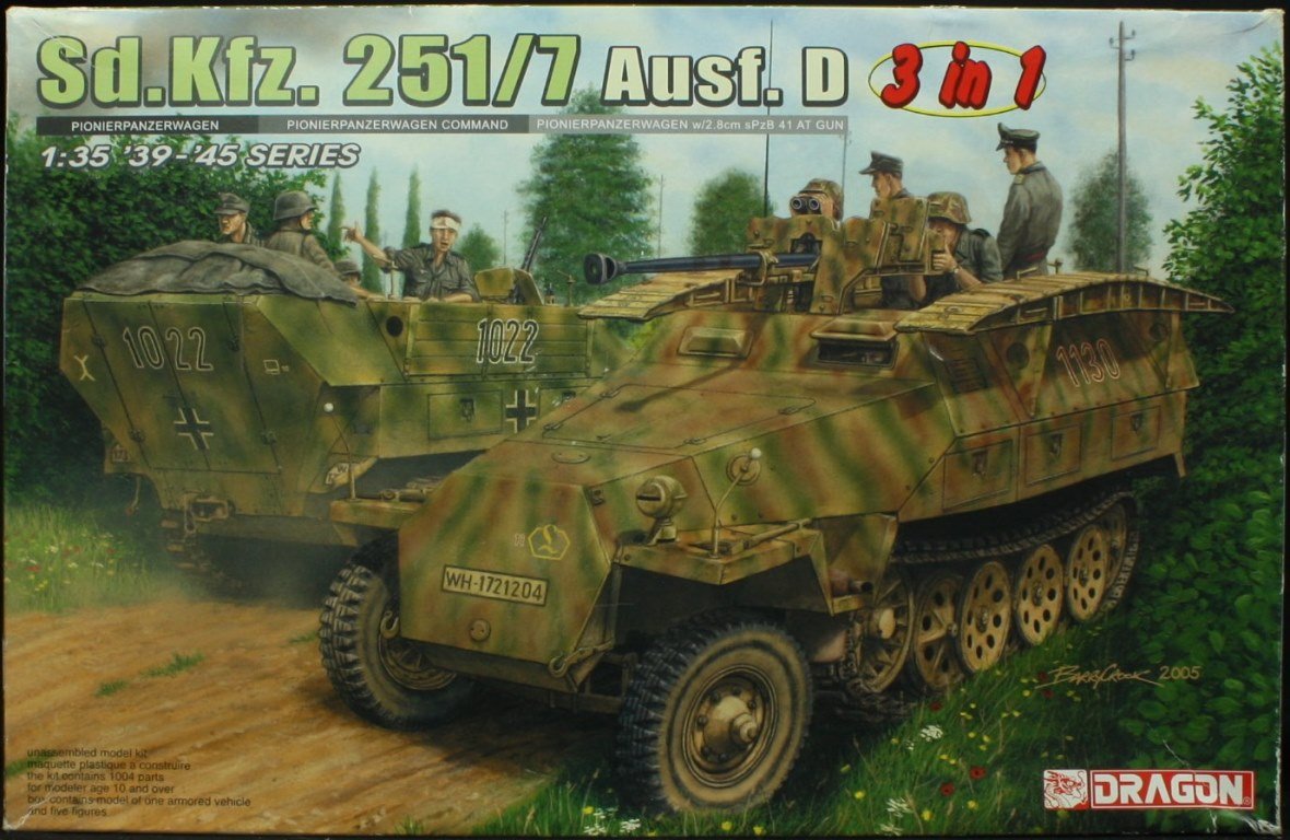 ドラゴン1/35ドイツSd.Kfz251/7 Ausf.D 装甲工兵車 完成品 Amazon | ドラゴン 1/35 Sd.Kfz251/7 Ausf.D 装甲工兵車 3 IN 1